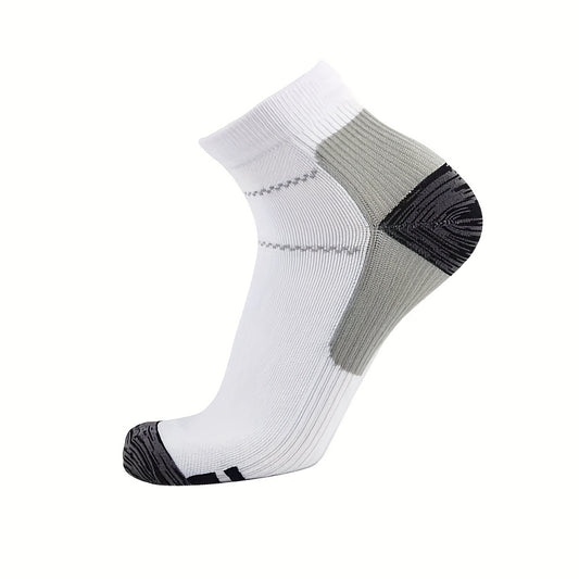 Athletic Compression Ankle Socks Improve Blood Circulation Running 15 20mmHg