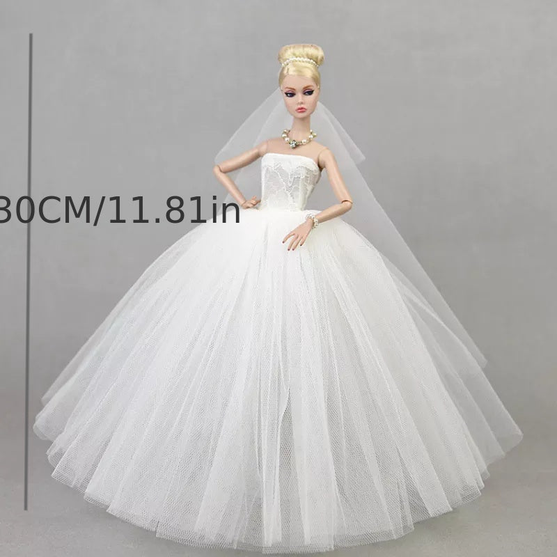 Fairy Princess Wedding Dress Doll Clothes