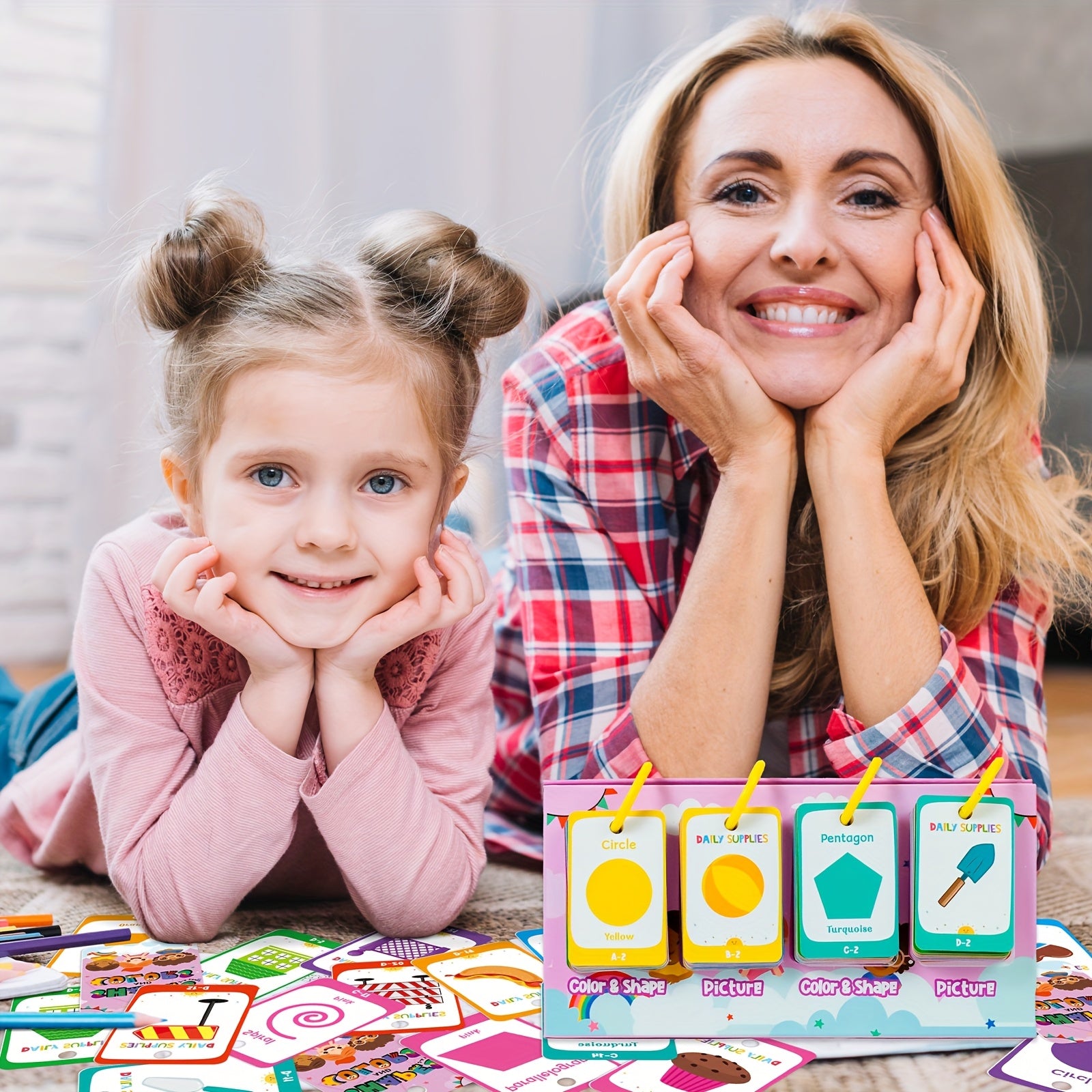 NeslGenc Learning Flashcards Set for 3-6 Year Olds