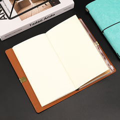 Leather Diary Notebook Executive Journal Plain Paper