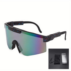 Men's One Lens Polarized Sports Sunglasses UV Protection