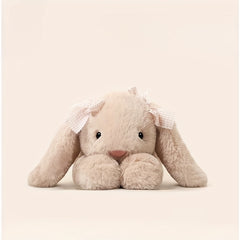 Adorable Stuffed Rabbit Toy with Bow - 35cm Plush Doll