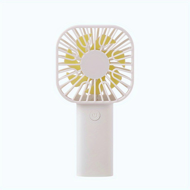 Cartoon Handheld Fan USB Rechargeable Portable Pocket Fan
