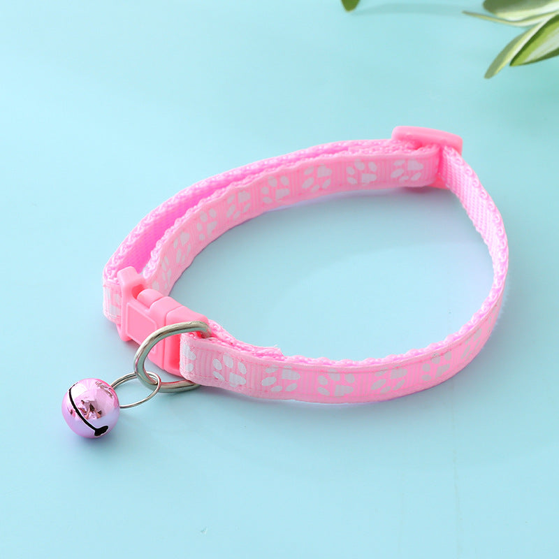 Adjustable Cat Collar with Bell Small to Medium Pets
