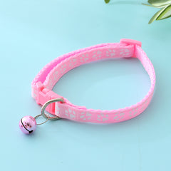 Adjustable Cat Collar with Bell Small to Medium Pets