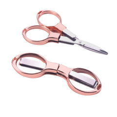 Compact Glass Folding Scissor Stainless Steel Mini Cutter