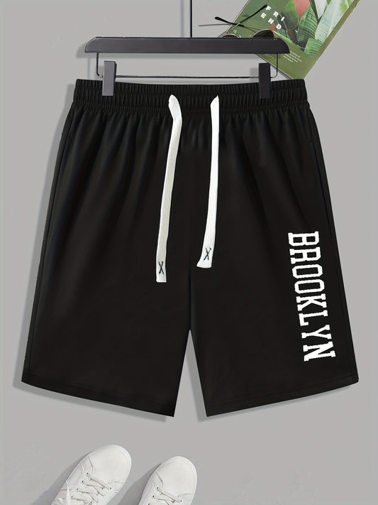 Brooklyn Print Men's Drawstring Shorts