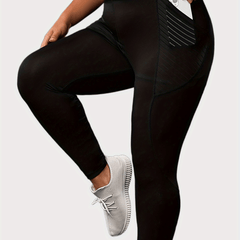  Sports Leggings Women's High Rise Skinny Leggings With Pockets