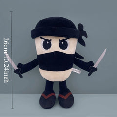 Tung Tung Tung Sahur Plush Toy Stylish Dual Sword Warrior