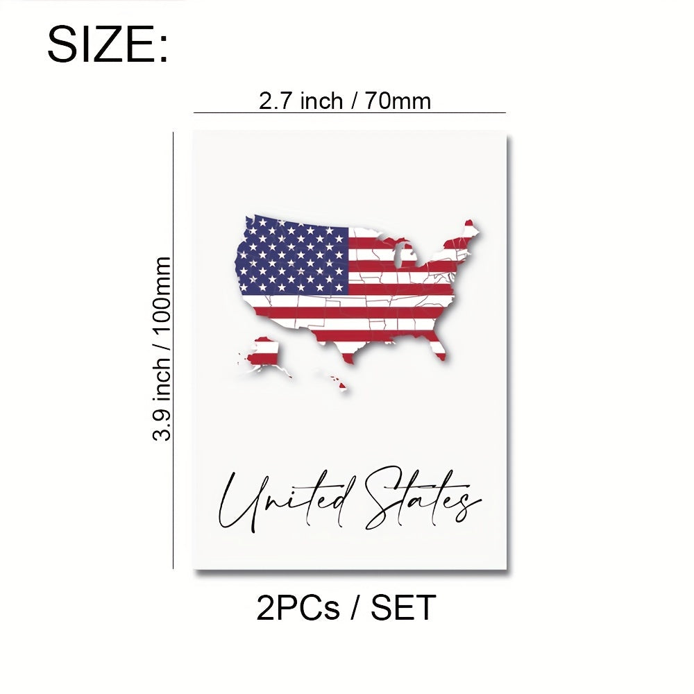 World Map & Flag Stickers Set - Kids Room Wall Decor