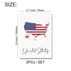 World Map & Flag Stickers Set - Kids Room Wall Decor