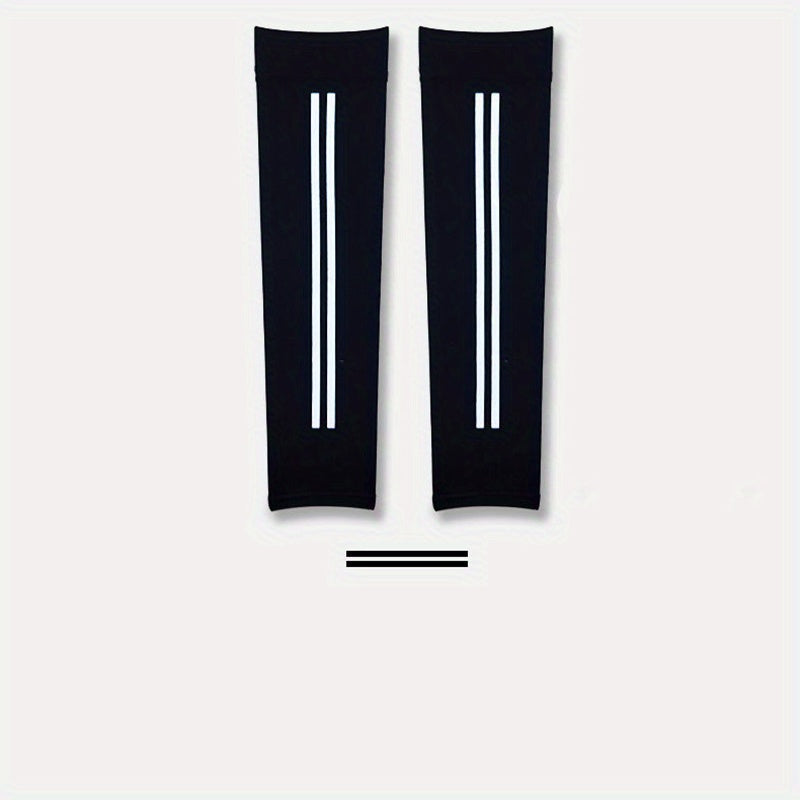 Sunscreen Ice Sleeves Men's Sports Arm Sleeves Stripes