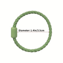 100pcs Colorful Hair Tie Elastic Nylon Hair Rope Braid Hair