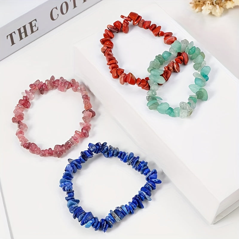 1pc Mixed Natural Crystal Stone Beads Pendants DIY Jewelry Making Accessories