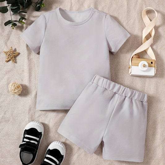 Boy's 2pcs T shirt & Shorts Set for Summer