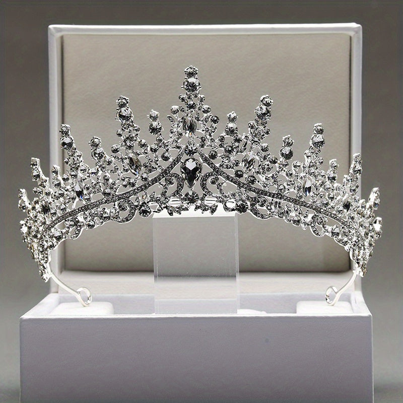 Baroque Classic Crystal Headband Crown Bridal Wedding Accessories