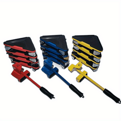 5pcs Furniture Mover Tool Set Heavy Duty Transport Lifter Roller