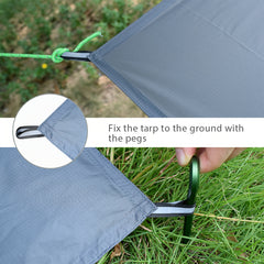 GeerTop Ultralight Waterproof Tent Tarp Footprint for Camping Hiking Picnics