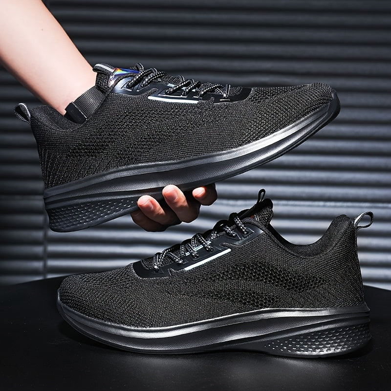 Men's Knit Lightweight Running Shoes Breathable Casual Walking Sneakers