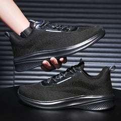 Men's Knit Lightweight Running Shoes Breathable Casual Walking Sneakers