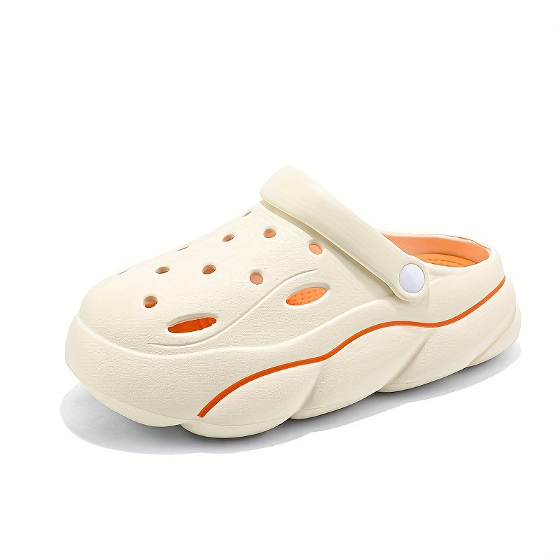 Women's Hollow Out Clogs Breathable Slip On Platform Garden Shoes