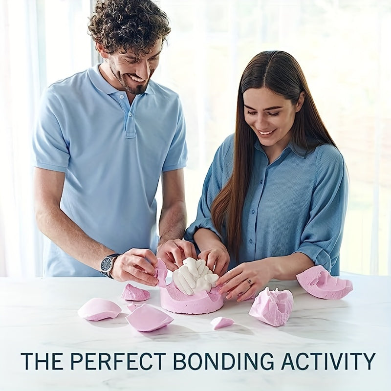 Cloning Powder Couple 3D Hand & Foot Model Baby Toddler Making Material Gift