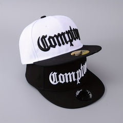 Men's Polyester Baseball Cap with Letters Embroidery