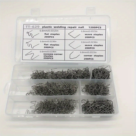 600pcs Car Bumper Repair Welding Gun Welding Wire Big Wave Welding Nail Patch