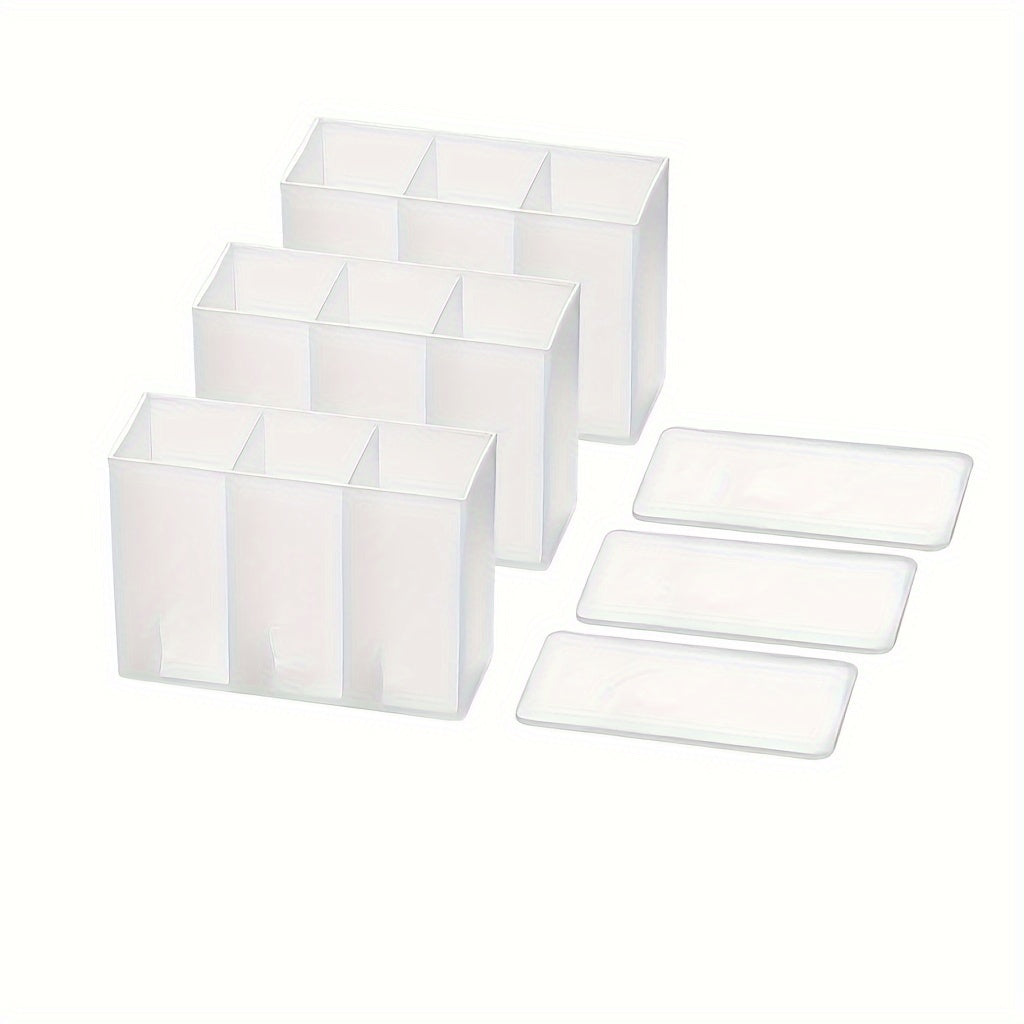 Wall Mounted Compartment Storage Box for Desktop Sundries - No Drilling Required