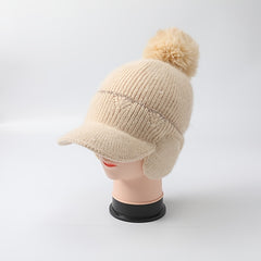 Winter Thick Hat Windproof Ear Protection Knitted Hat Beanie Hat
