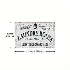 Waterproof Laundry Room Runner Rug Non Slip Machine Washable 24x71in