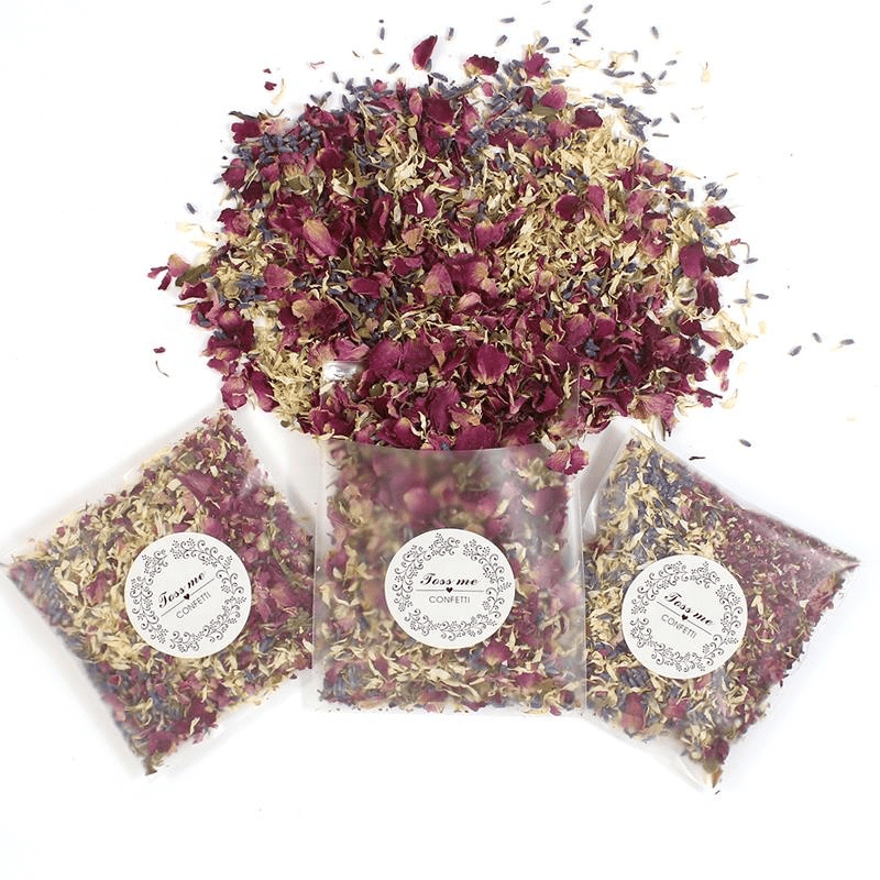 Biodegradable Party Confetti Real Rose Petals for Wedding 70g