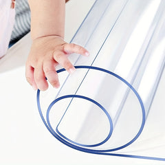Clear Plastic Desk Protective Mat Ink Absorption PVC Cover