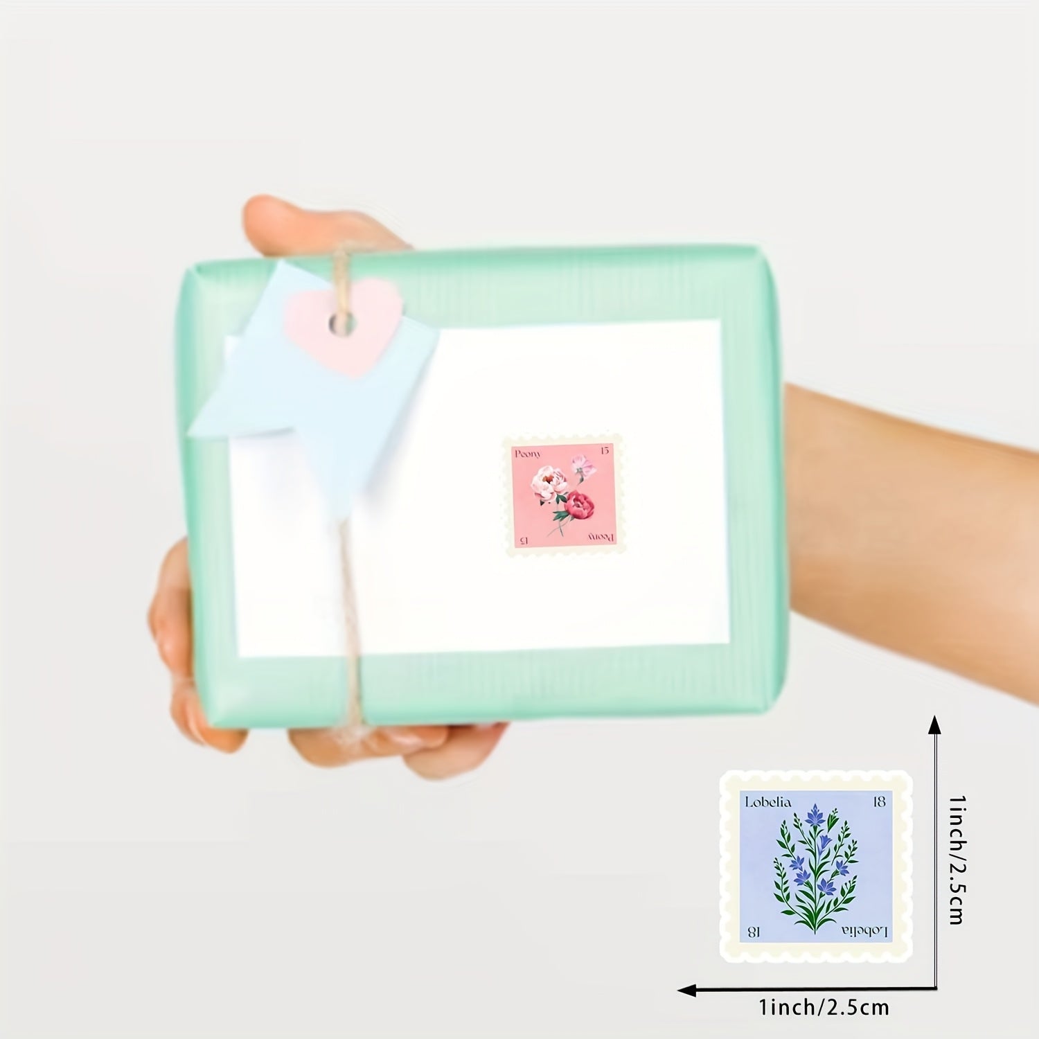 500pcs Floral Stickers Vintage Pastel Designs Self Adhesive Labels