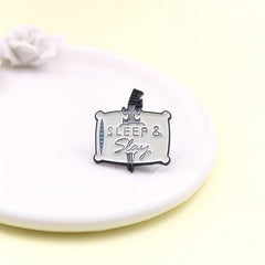 Pierce Pillow Brooch Lapel Pin for Men