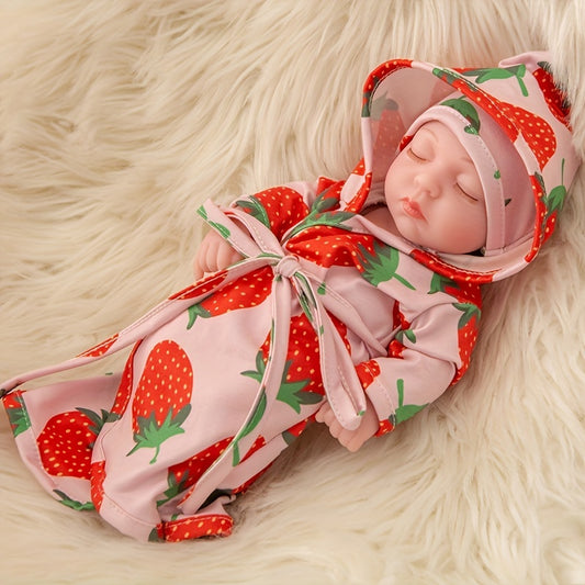 12in Reborn Doll Soft Toy w/ Clothes