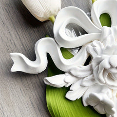 PU Combination Horizontal Flower Poly French Decoration Carved Flower