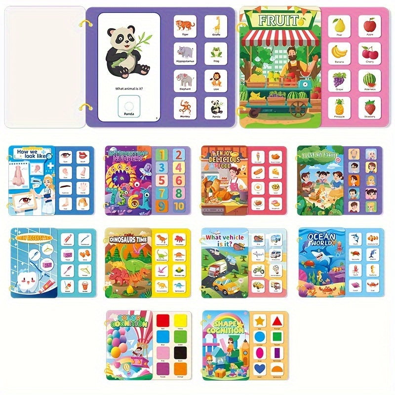 Interactive Sensory Quiet Book for Kids - Educational Learning Toy