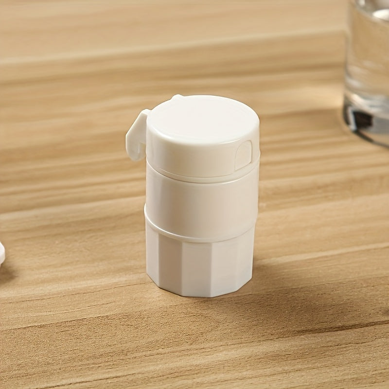 4-in-1 Pill Cutter & Grinder with Storage Compartment