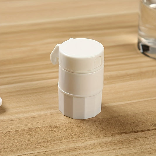 4-in-1 Pill Cutter & Grinder with Storage Compartment