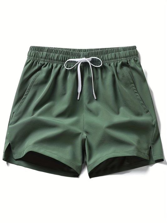 Men's Quick Dry Shorts With Zipper Pocket Active Breathable