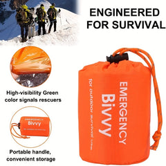 Emergency Sleeping Bag Survival Bivy Sack Outdoor Camping Gear