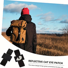 Cat Eyes Morale Patches Glow In Dark Hook And Loop Fasteners Embroidery Patches