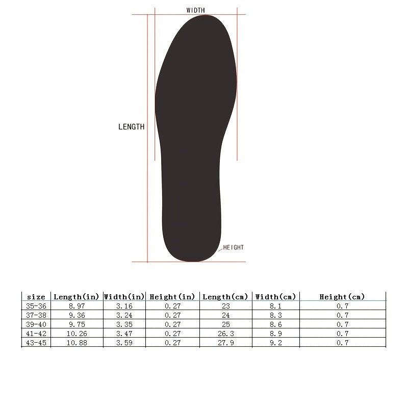 1pair Comfortable Deodorant Insoles for Long Time Standing