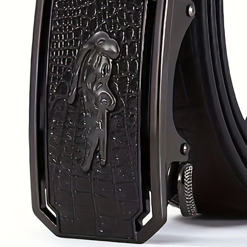PP31013 Men's Automatic Buckle Leather Belt