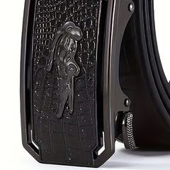 PP31013 Men's Automatic Buckle Leather Belt