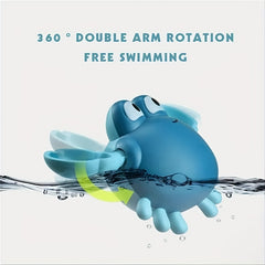 One Piece Bathroom Swimming Bath Toy Splash Cartoon Crab for Infants