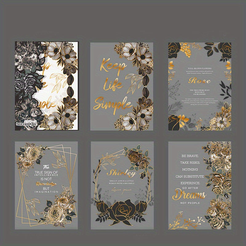 Set of 10 Dark Plated Paper for Trash Magazine Decoration