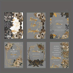 Set of 10 Dark Plated Paper for Trash Magazine Decoration