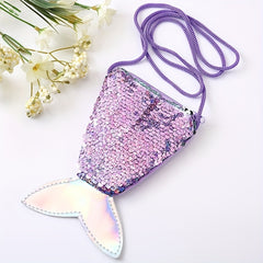 Mini Sequin Mermaid Bag Coin Purse Shoulder Crossbody Bag